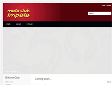 Tablet Screenshot of motoclubimpala.com